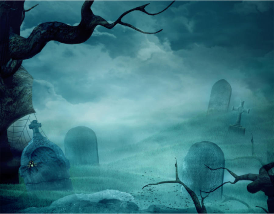 halloween themed backdrops and props for events | Themes Unlimited